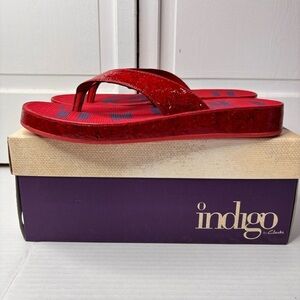 New INDIGO Mint Sandals Size 9